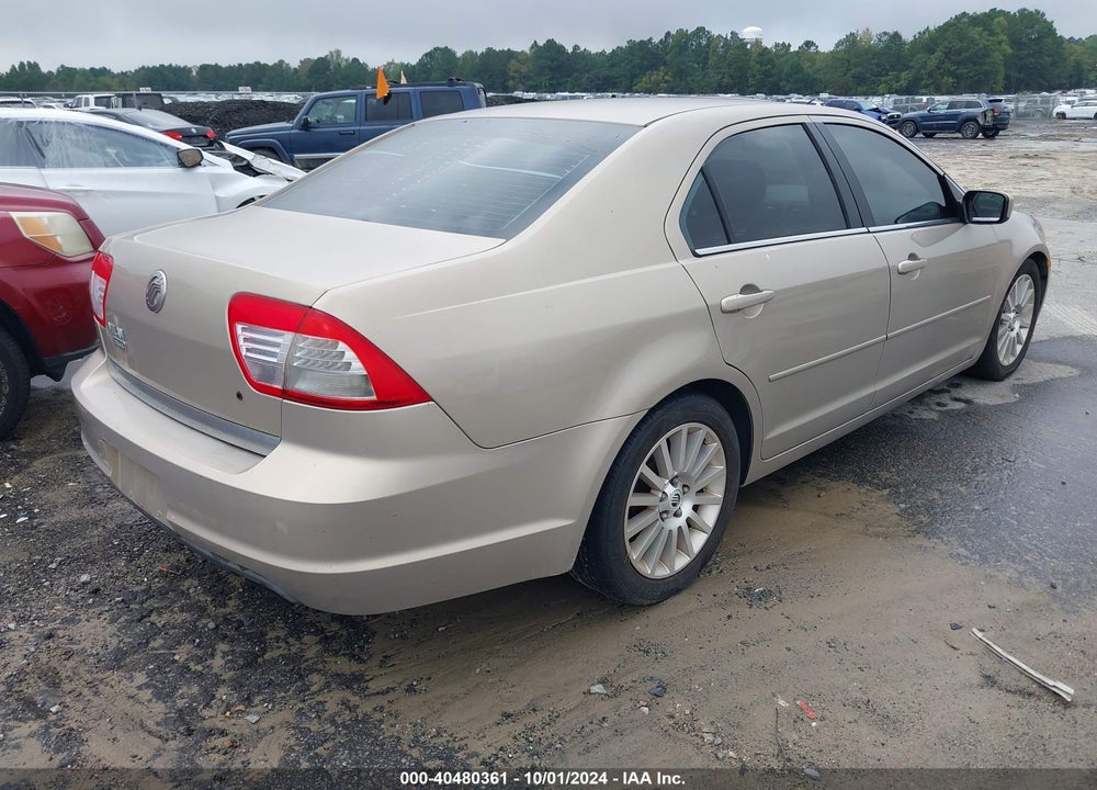 2006 MERCURY MILAN I4 PREMIER VIN: 3MEFM08ZX6R619617