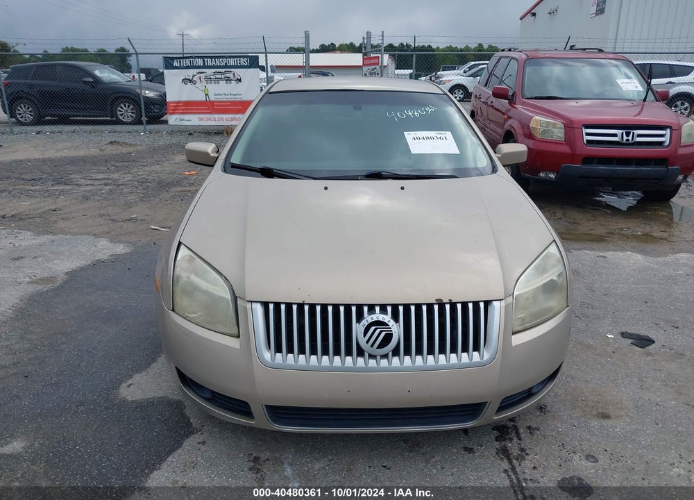 2006 MERCURY MILAN I4 PREMIER VIN: 3MEFM08ZX6R619617