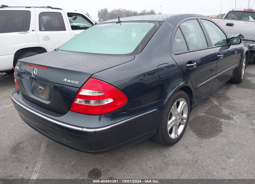 2006 MERCEDES-BENZ E 350 4MATIC VIN: WDBUF87J06X200663
