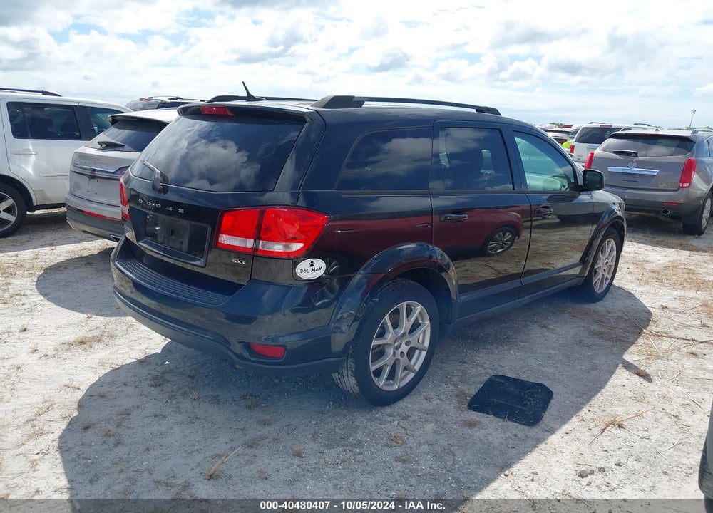 2013 DODGE JOURNEY SXT VIN: 3C4PDCBB5DT502997