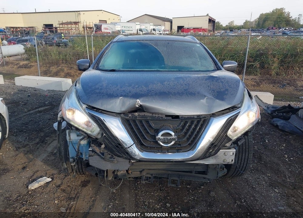 2017 NISSAN MURANO SL VIN: 5N1AZ2MH0HN186123