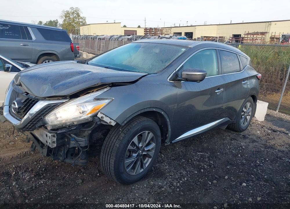 2017 NISSAN MURANO SL VIN: 5N1AZ2MH0HN186123
