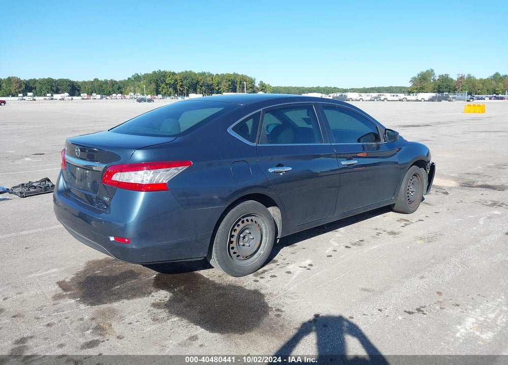 2013 NISSAN SENTRA S VIN: 3N1AB7AP3DL727390
