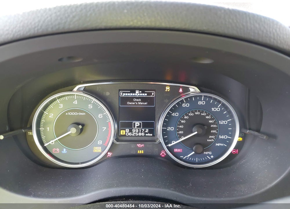 2017 SUBARU CROSSTREK 2.0I LIMITED VIN: JF2GPALC9H8200489