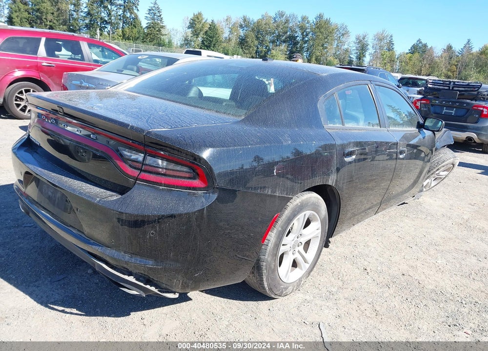 2022 DODGE CHARGER SXT RWD VIN: 2C3CDXBG5NH145210