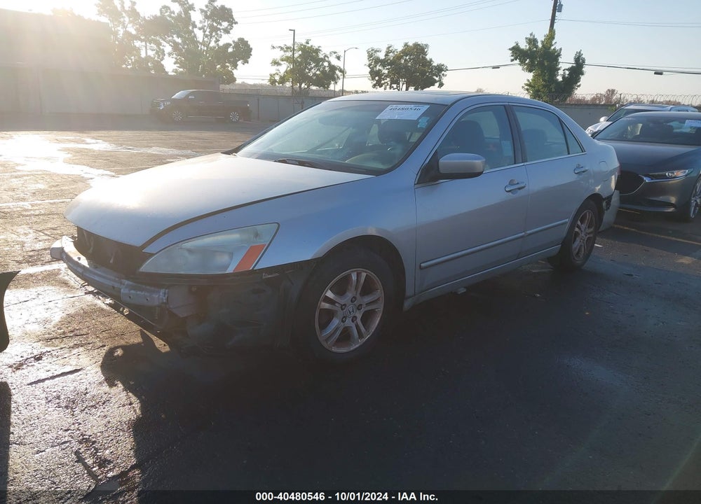 2007 HONDA ACCORD 2.4 EX VIN: 1HGCM56877A047981