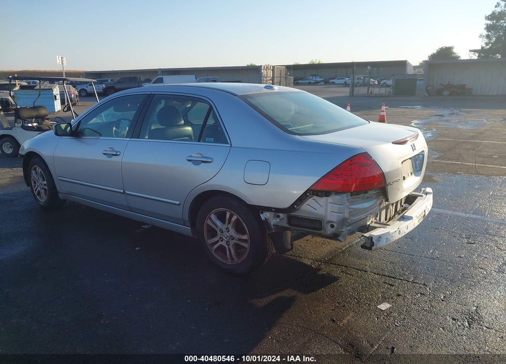 2007 HONDA ACCORD 2.4 EX VIN: 1HGCM56877A047981