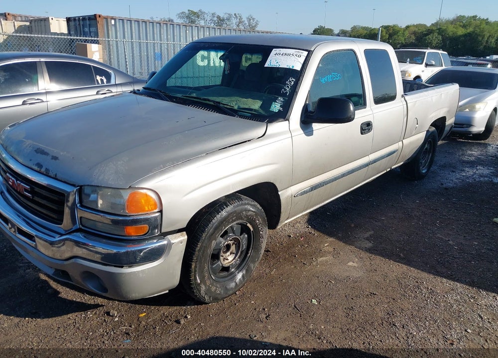 2004 GMC SIERRA 1500 SLE VIN: 2GTEC19V841310828