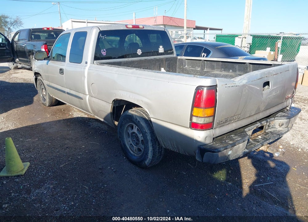 2004 GMC SIERRA 1500 SLE VIN: 2GTEC19V841310828