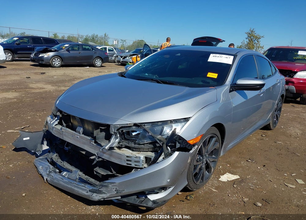 2019 HONDA CIVIC SPORT VIN: 2HGFC2F86KH604601