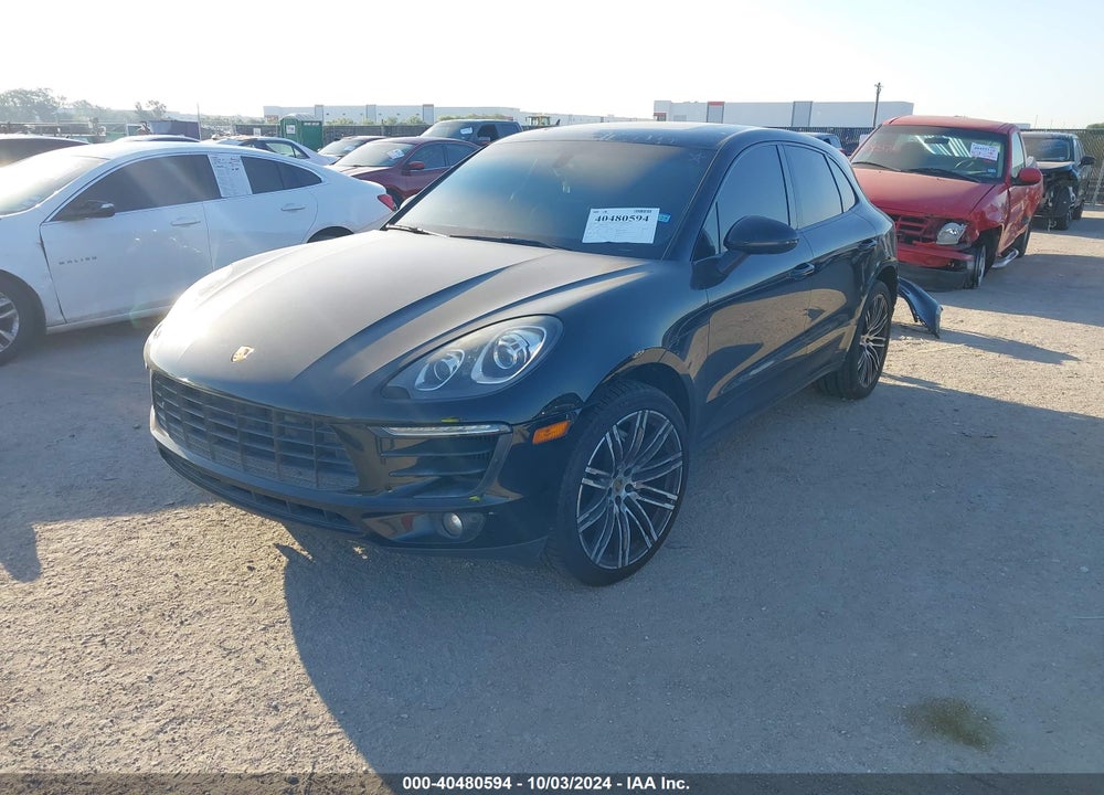 2015 PORSCHE MACAN S VIN: WP1AB2A59FLB57410