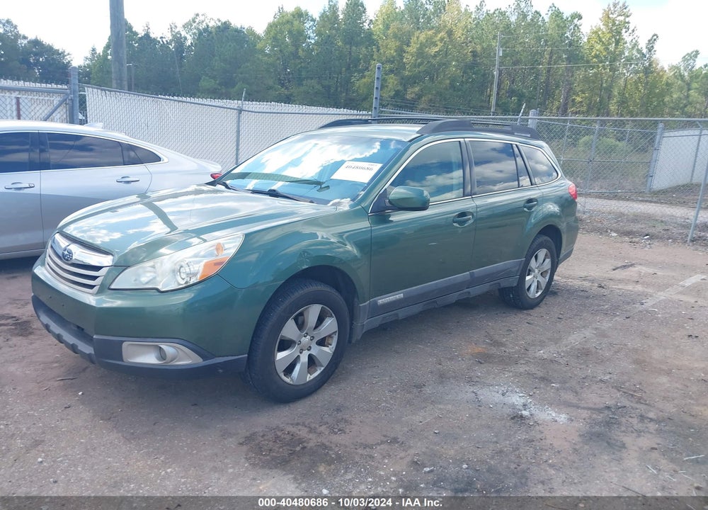 2011 SUBARU OUTBACK 2.5I PREMIUM VIN: 4S4BRCBC6B3319696