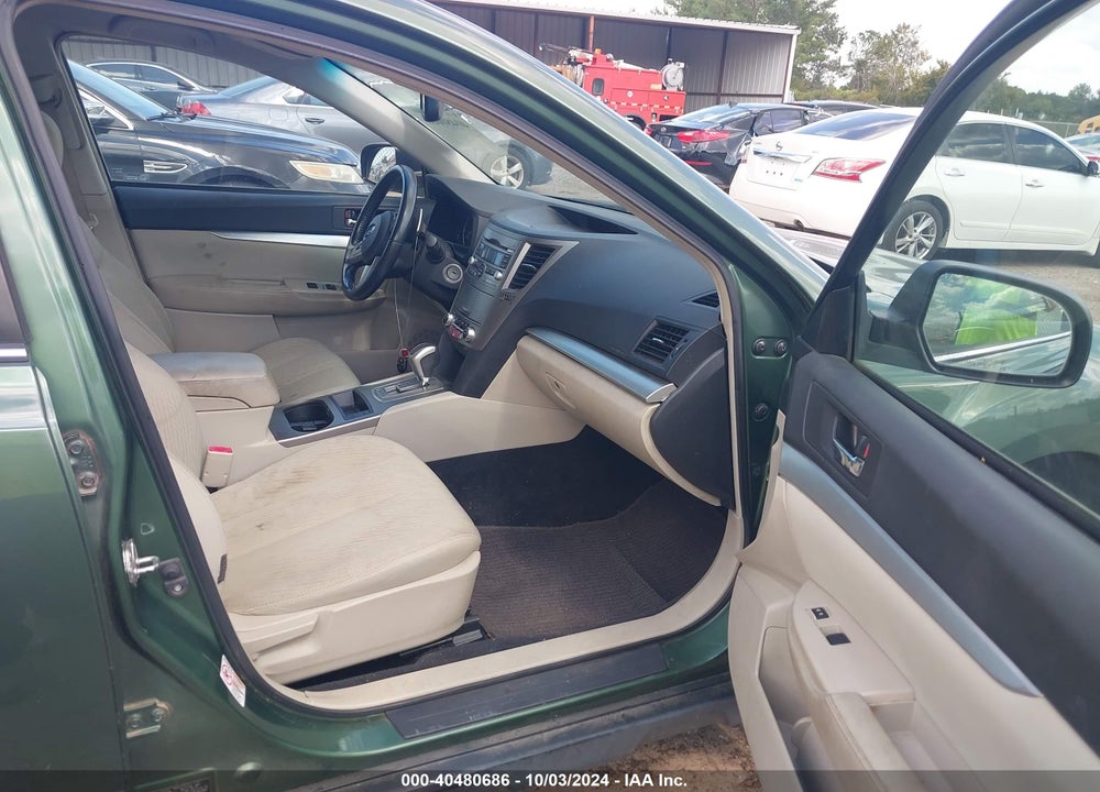 2011 SUBARU OUTBACK 2.5I PREMIUM VIN: 4S4BRCBC6B3319696