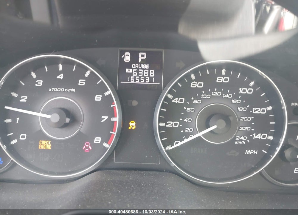 2011 SUBARU OUTBACK 2.5I PREMIUM VIN: 4S4BRCBC6B3319696