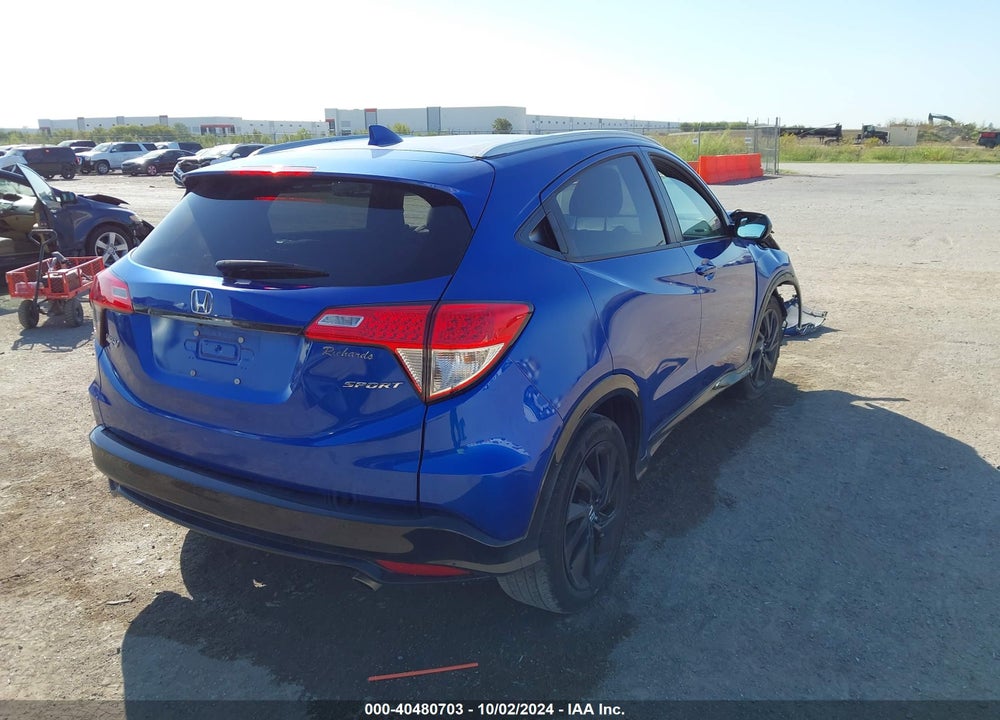 2022 HONDA HR-V 2WD SPORT VIN: 3CZRU5H18NM741033