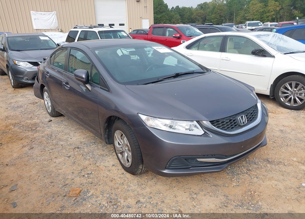 2014 HONDA CIVIC LX VIN: 19XFB2F52EE240569