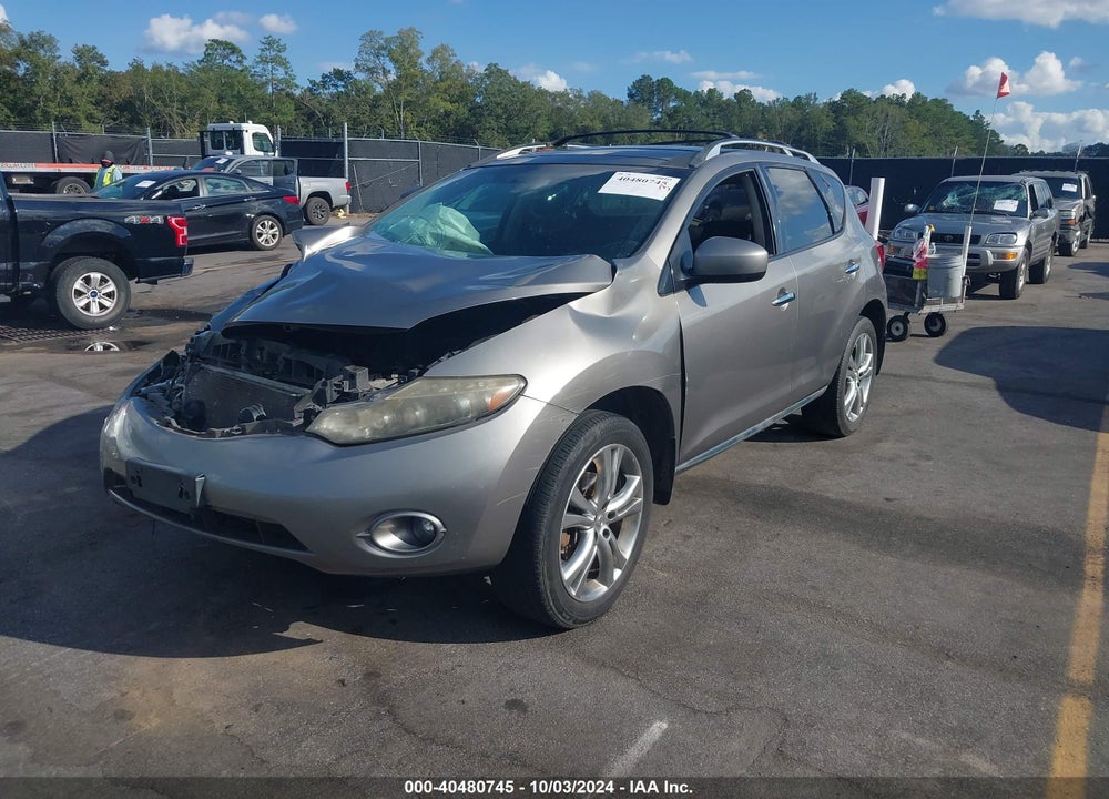 2009 NISSAN MURANO LE VIN: JN8AZ18W29W104416