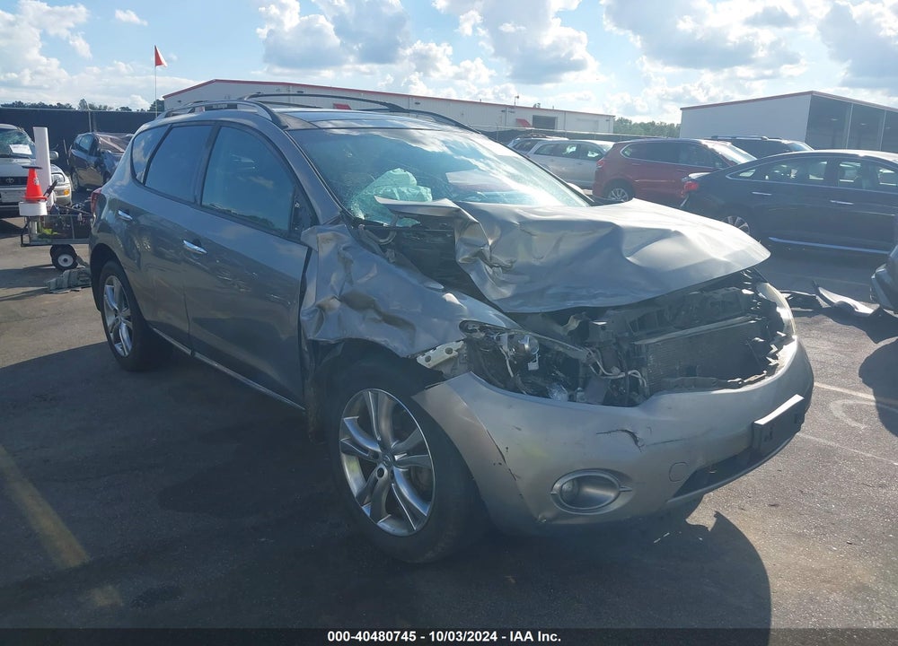 2009 NISSAN MURANO LE VIN: JN8AZ18W29W104416