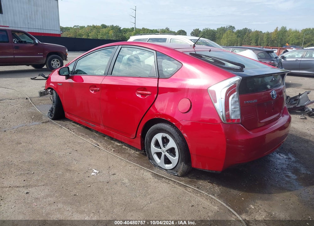 2013 TOYOTA PRIUS TWO VIN: JTDKN3DU3D0348762