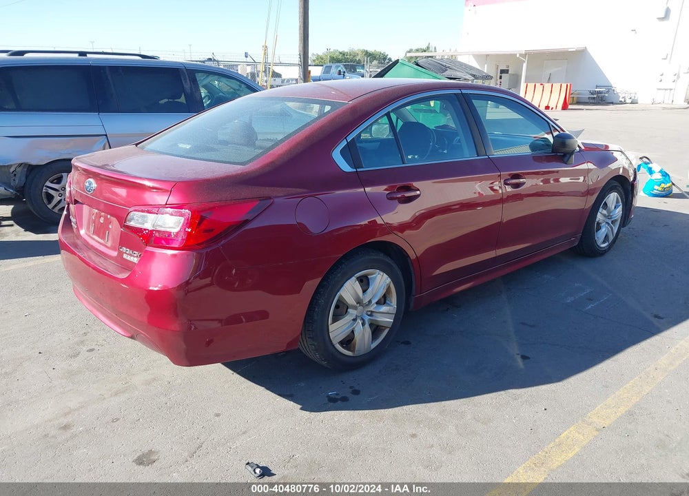 2017 SUBARU LEGACY 2.5I VIN: 4S3BNAA61H3047325