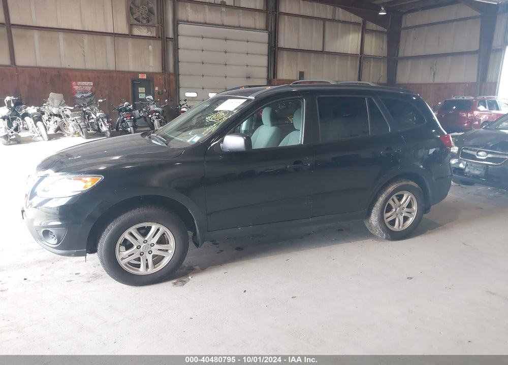 2012 HYUNDAI SANTA FE GLS VIN: 5XYZG3ABXCG110279