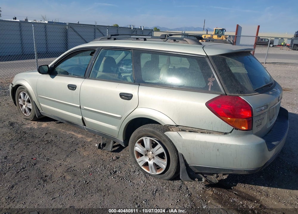 2005 SUBARU OUTBACK 2.5I VIN: 4S4BP61C057373209