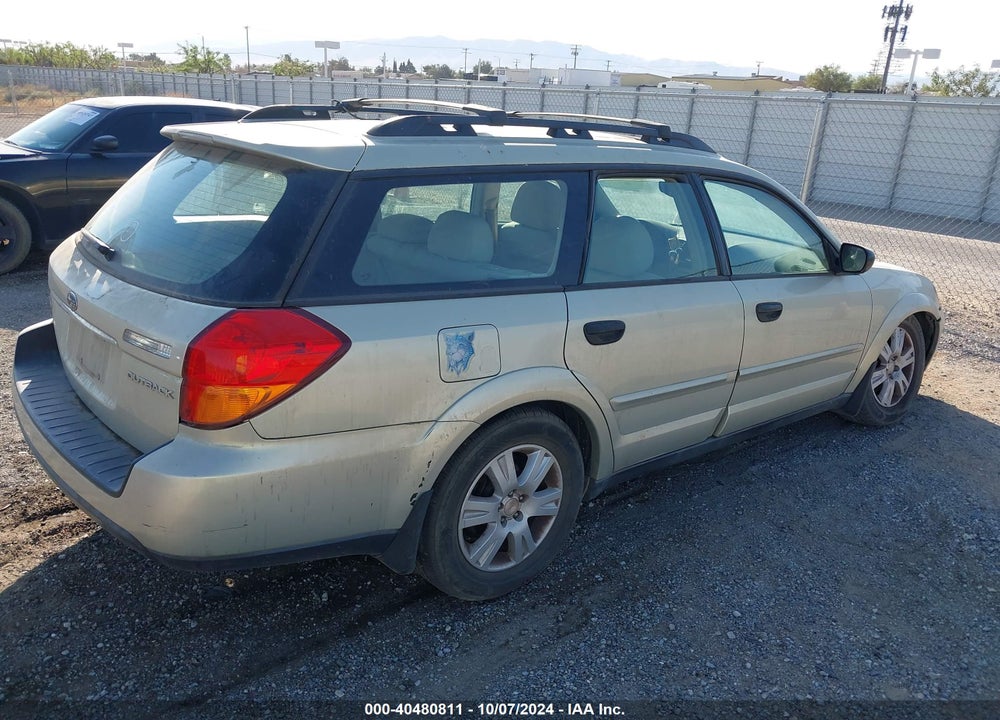 2005 SUBARU OUTBACK 2.5I VIN: 4S4BP61C057373209