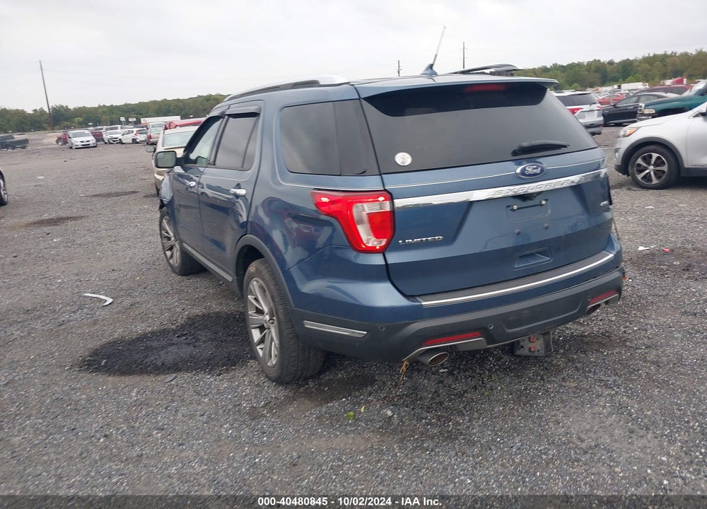 2018 FORD EXPLORER LIMITED VIN: 1FM5K8F80JGA57489