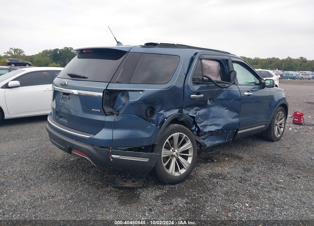 2018 FORD EXPLORER LIMITED VIN: 1FM5K8F80JGA57489