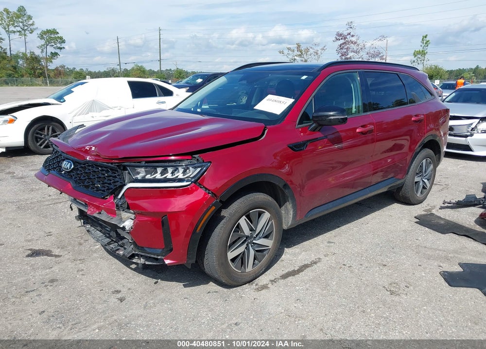 2021 KIA SORENTO EX VIN: 5XYRHDLF3MG058028
