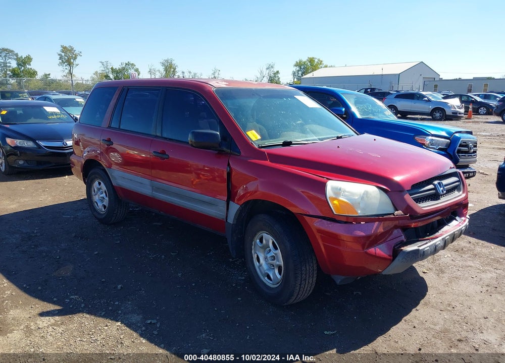 2004 HONDA PILOT LX VIN: 2HKYF18194H551640