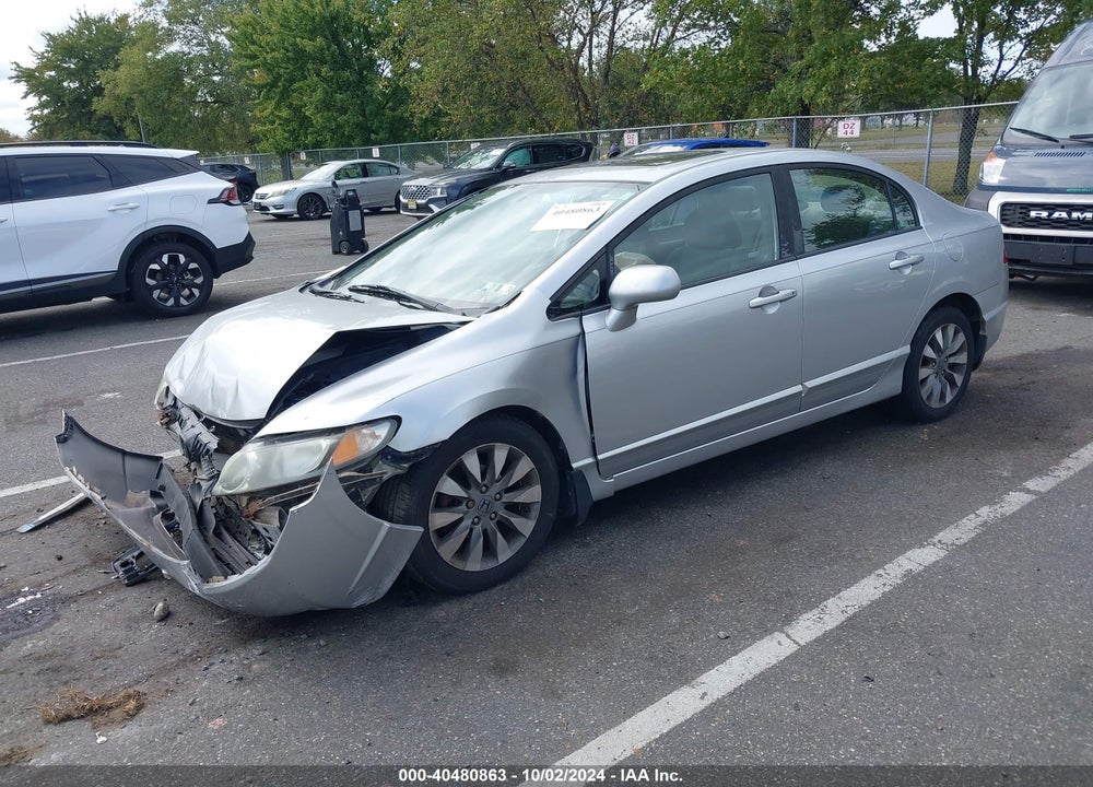 2009 HONDA CIVIC EX VIN: 19XFA15839E032103