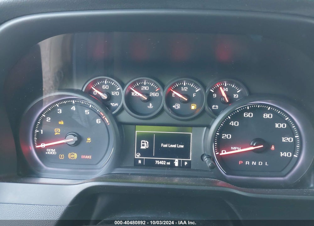 2019 CHEVROLET SILVERADO 1500 CUSTOM VIN: 3GCPWBEH7KG219480