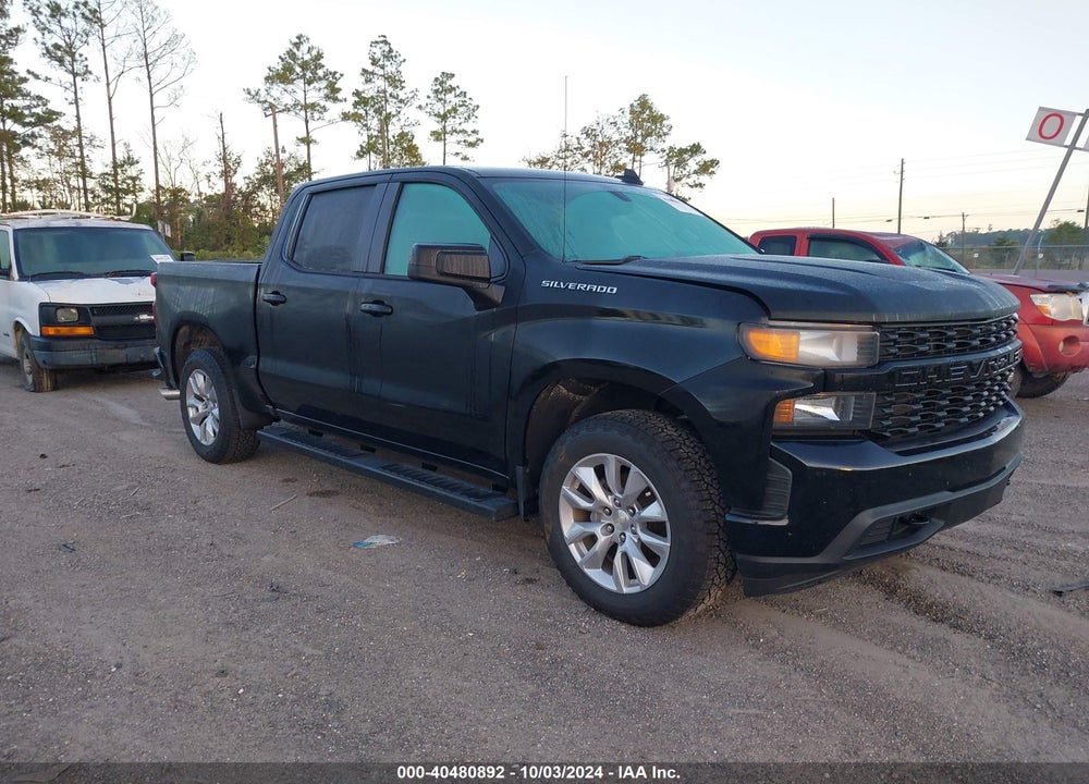 2019 CHEVROLET SILVERADO 1500 CUSTOM VIN: 3GCPWBEH7KG219480