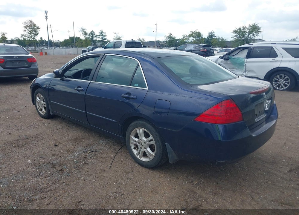 2007 HONDA ACCORD 2.4 SE VIN: 1HGCM56357A119443