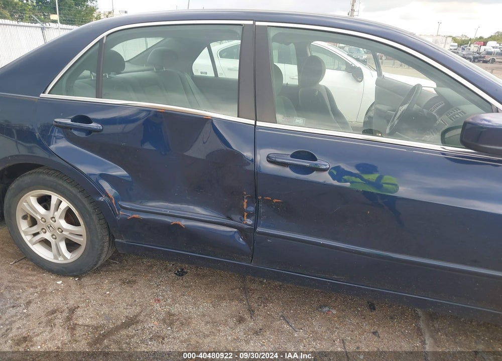 2007 HONDA ACCORD 2.4 SE VIN: 1HGCM56357A119443