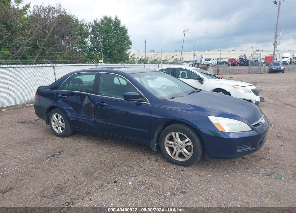 2007 HONDA ACCORD 2.4 SE VIN: 1HGCM56357A119443