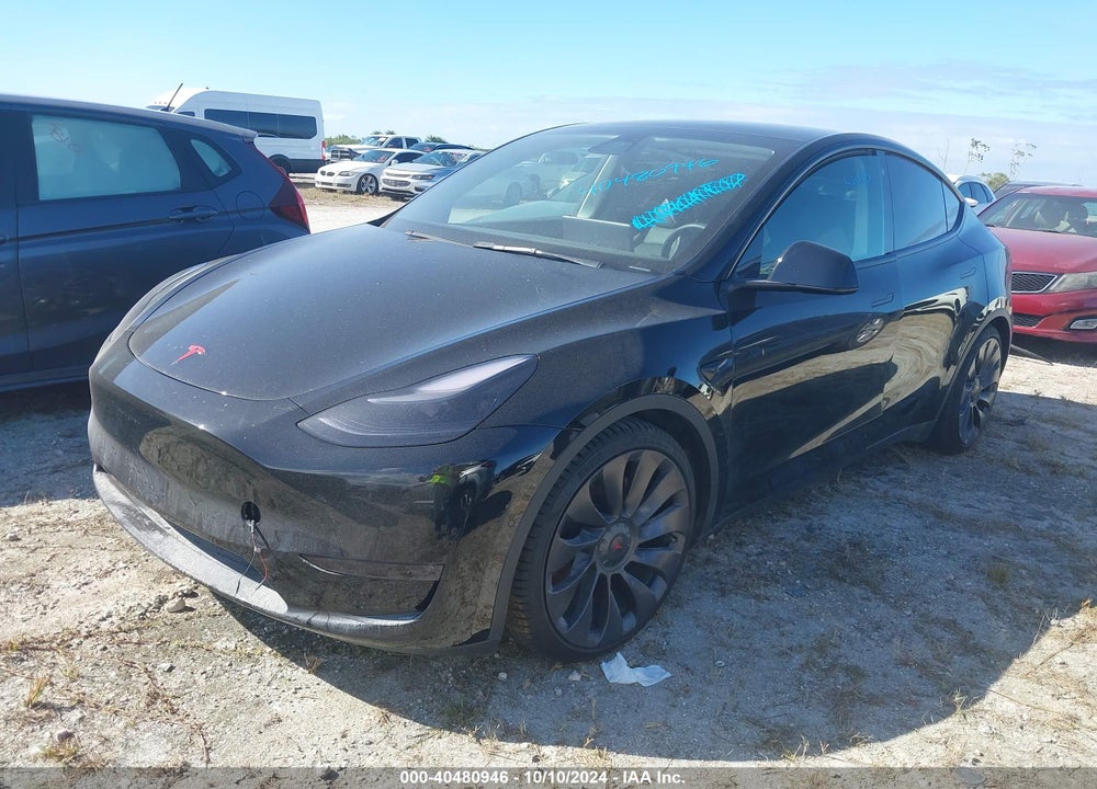 2021 TESLA MODEL Y PERFORMANCE DUAL MOTOR ALL-WHEEL DRIVE VIN: 5YJYGDEF7MF137656