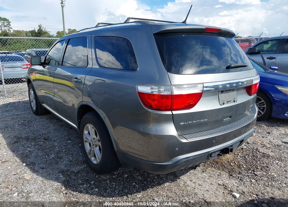 2011 DODGE DURANGO CREW VIN: 1D4RD4GG5BC740332