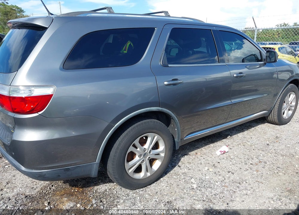 2011 DODGE DURANGO CREW VIN: 1D4RD4GG5BC740332