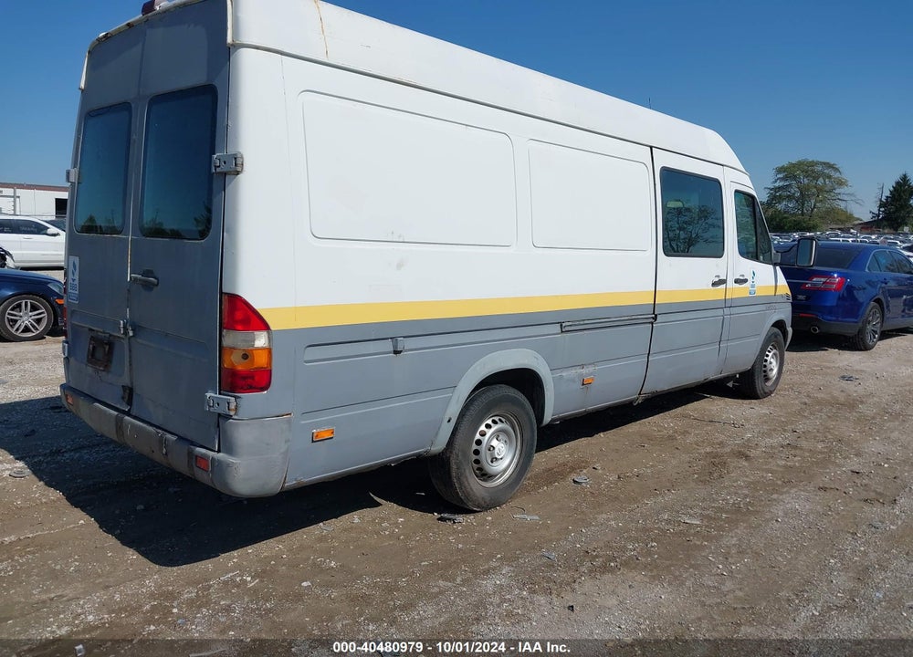 2004 DODGE SPRINTER VAN 2500 HIGH ROOF VIN: WD2PD743X45591610