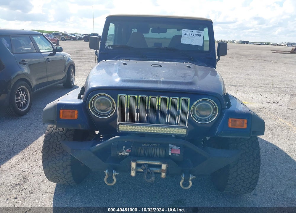 2000 ANGLER JEEP WR SPORT VIN: 1J4FA49S9YP715858
