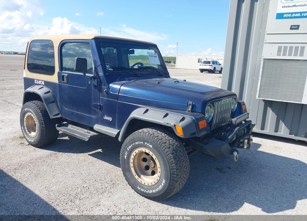 2000 ANGLER JEEP WR SPORT VIN: 1J4FA49S9YP715858