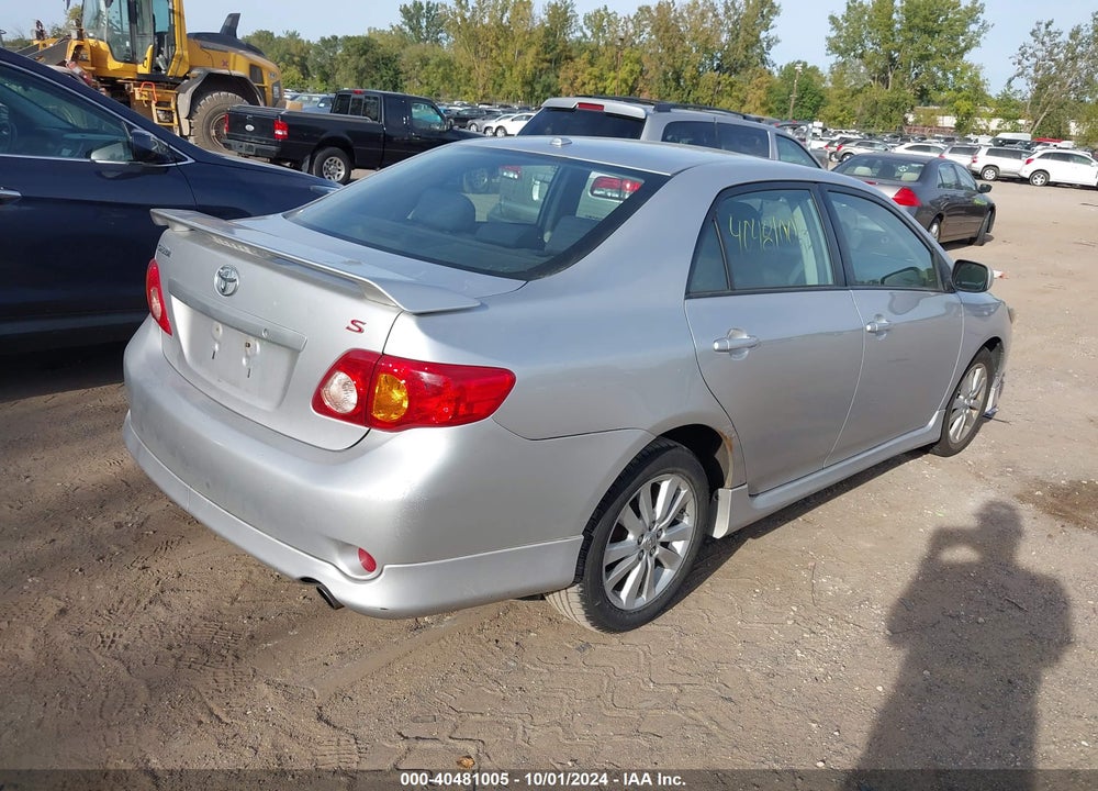 2009 TOYOTA COROLLA S VIN: 1NXBU40E69Z028614