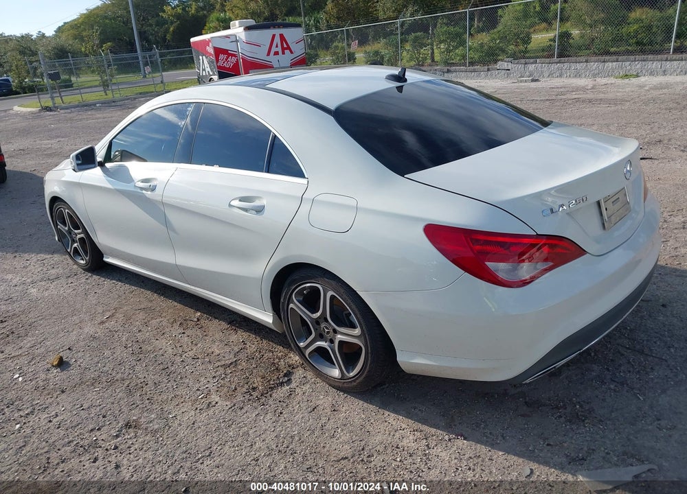 2018 MERCEDES-BENZ CLA 250 4MATIC VIN: WDDSJ4GB5JN518782