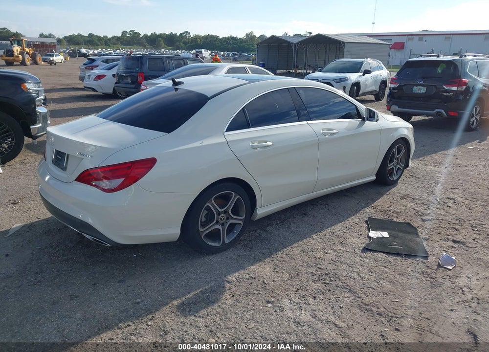 2018 MERCEDES-BENZ CLA 250 4MATIC VIN: WDDSJ4GB5JN518782