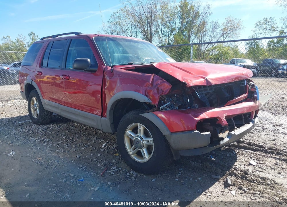 2002 FORD EXPLORER XLT VIN: 1FMZU63E82ZB25134