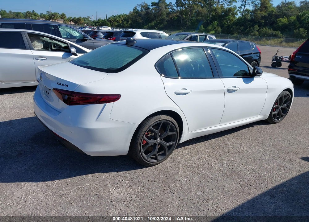 2020 ALFA ROMEO GIULIA AWD VIN: ZARFANAN6L7634624