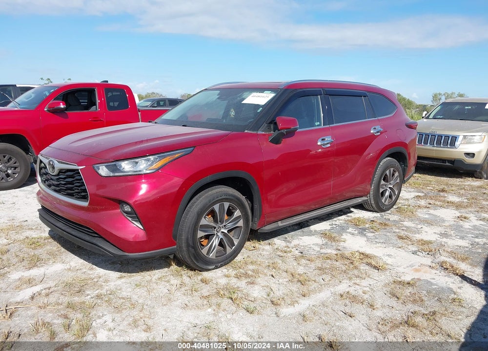 2020 TOYOTA HIGHLANDER XLE VIN: 5TDGZRAH1LS006159