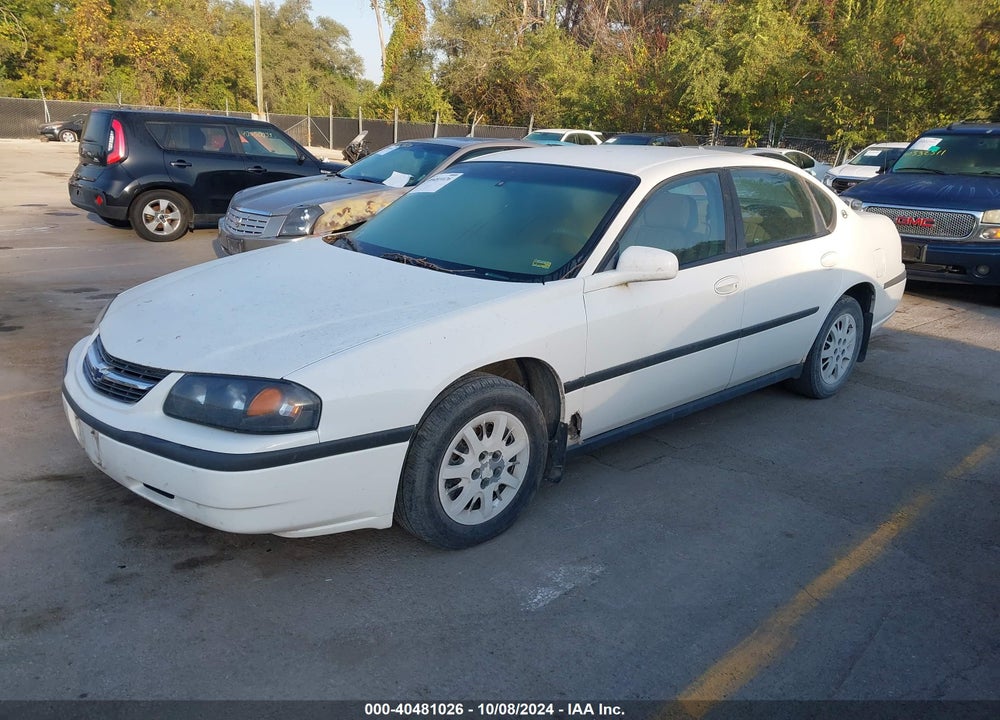 2003 CHEVROLET IMPALA VIN: 2G1WF52E539185485